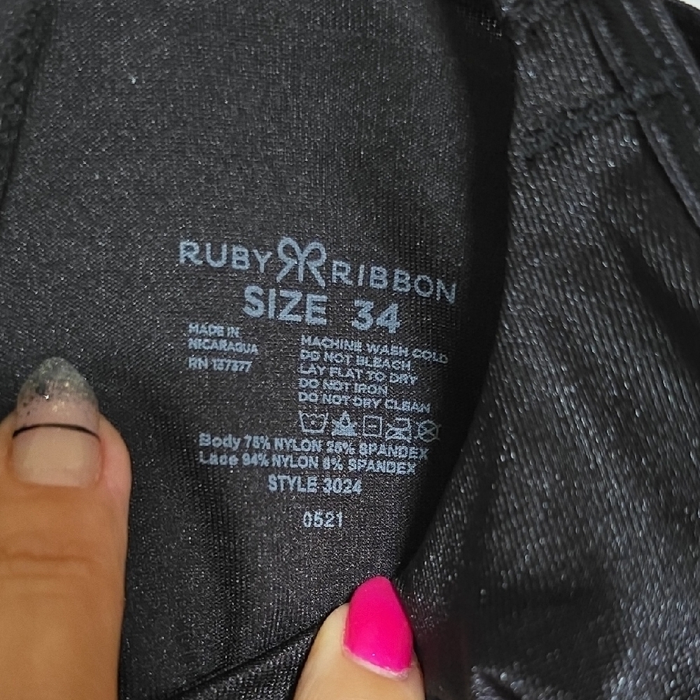 Ruby Ribbon Lace Cami - Picture 2 of 4